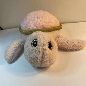 fiesta sea treasures Pink Gold Sparkle Turtle Vernon Plush Stuffed Animal